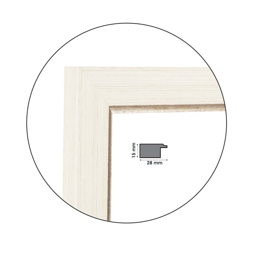 Ramă Bianca Grande Silver | 2,8 cm