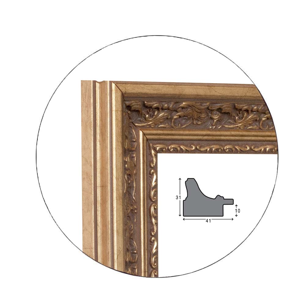 Ramă Light Gold | 4,1 cm