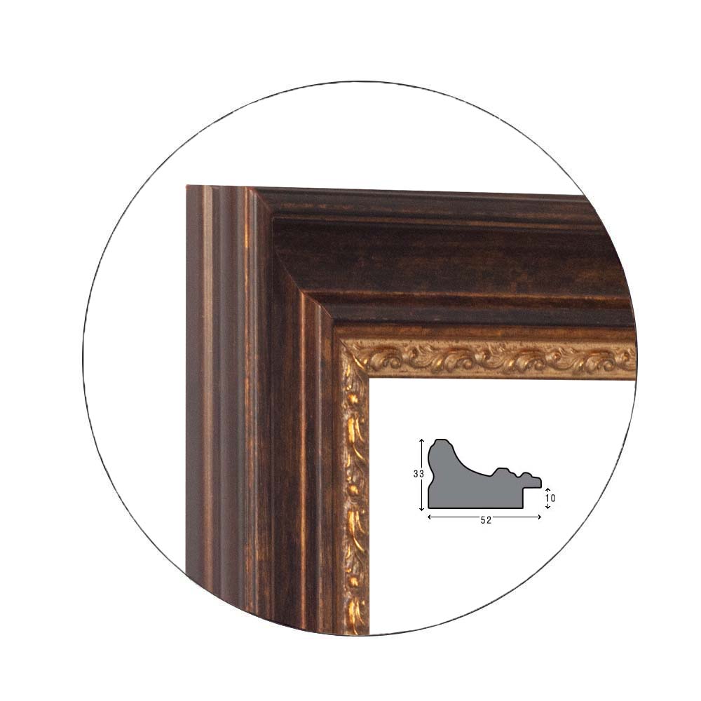 Ramă Miele Brown | 5,2 cm