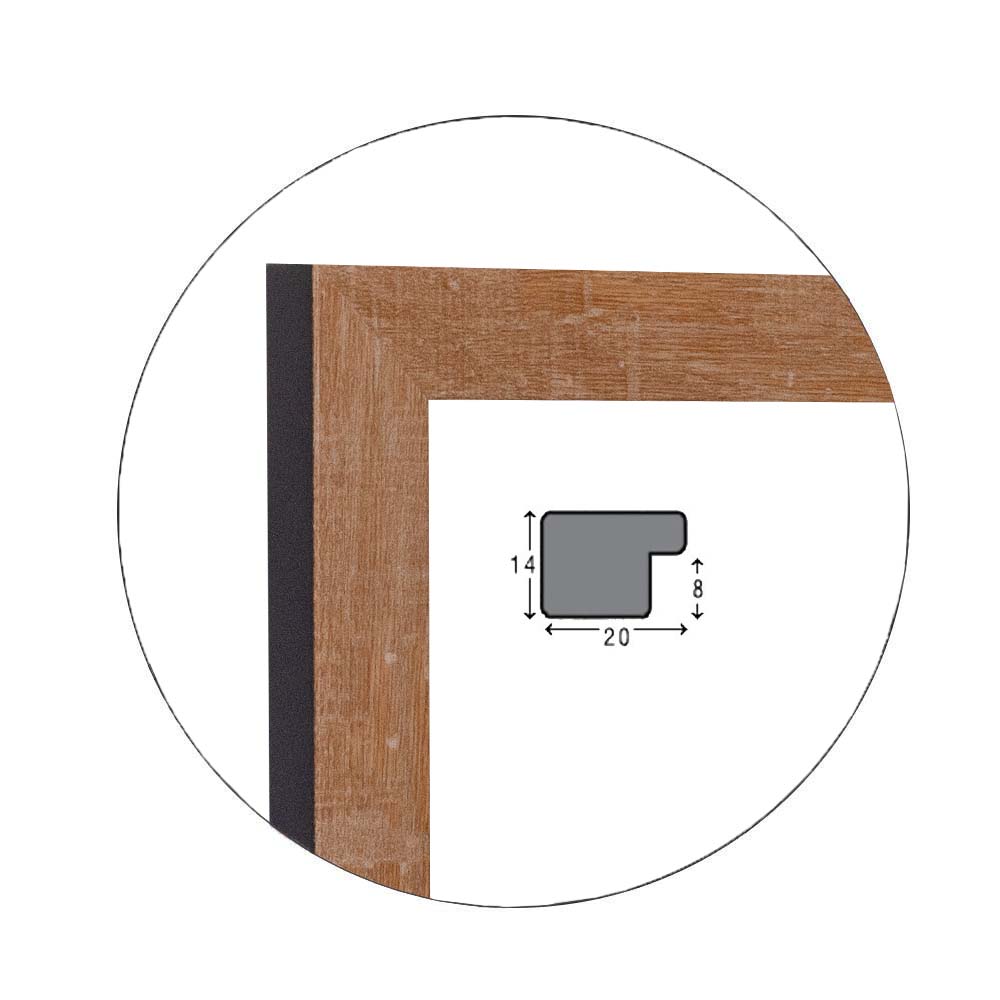 Ramă Beige Brown | 2,0 cm
