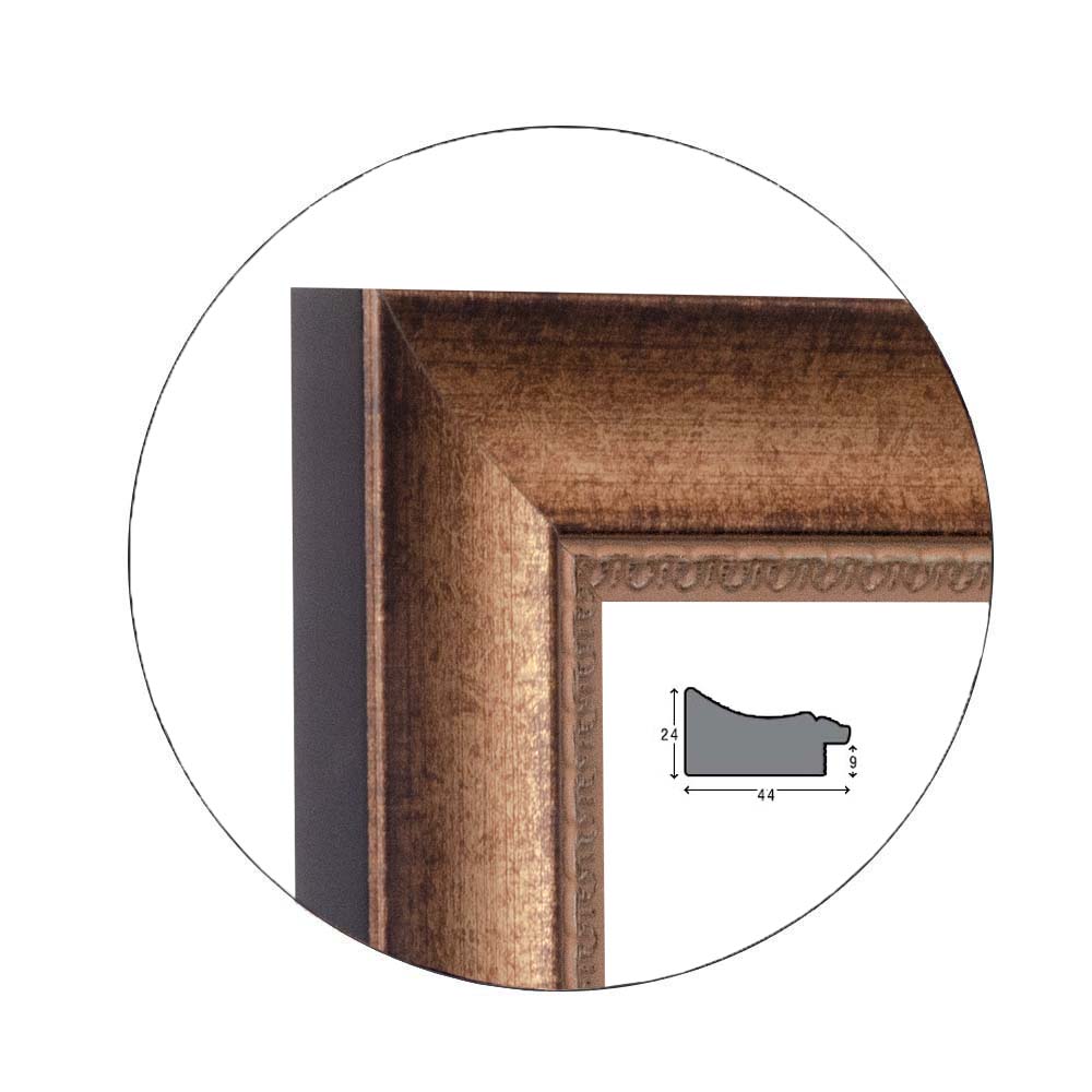 Ramă Fumoso Gold | 4,4 cm