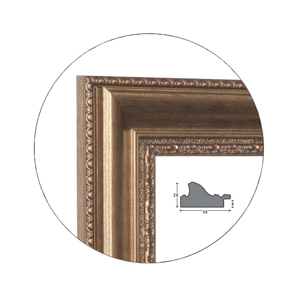 Ramă Leggera Gold | 5,6 cm