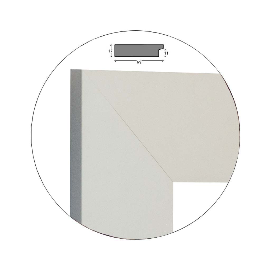 Ramă Flat White | 6,9 cm