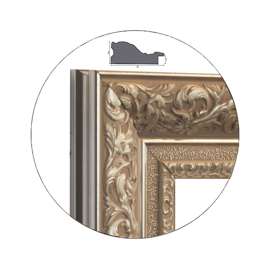Ramă Silvery Beige | 8,3 cm