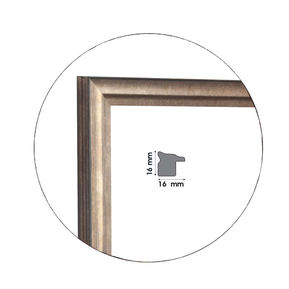 Ramă Bronzo Metallico | 1,6 cm