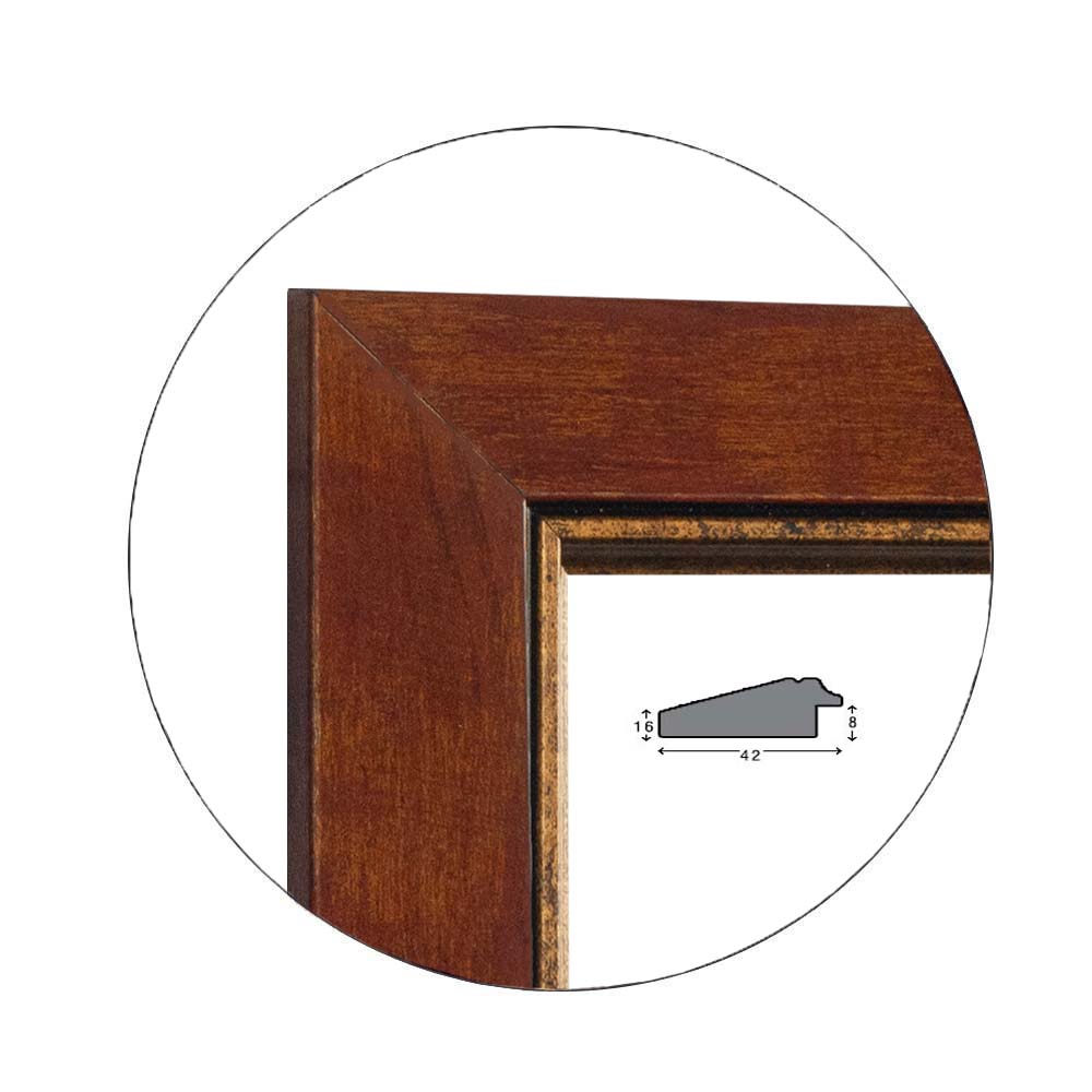 Ramă Reddish Brown | 4,2 cm