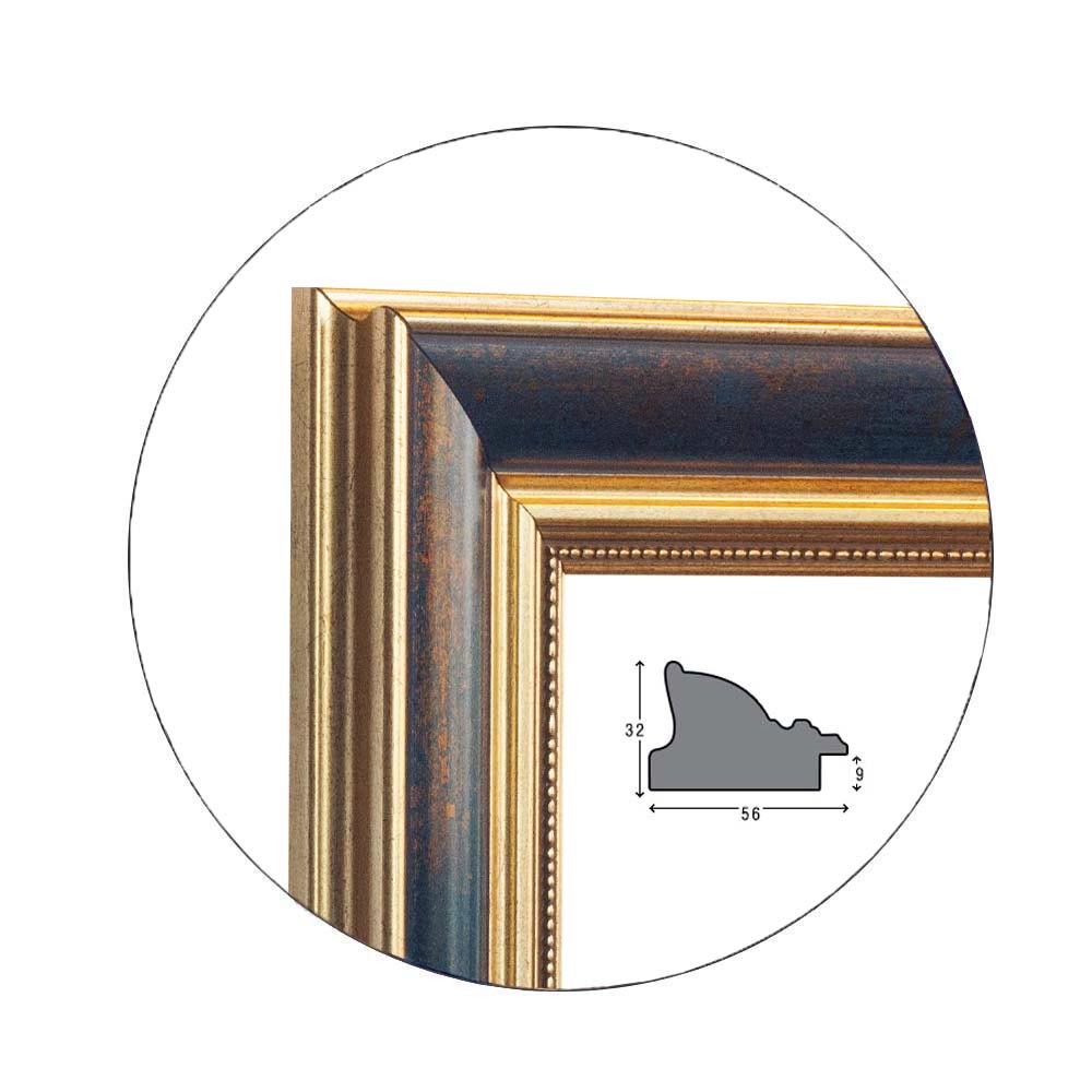Ramă Dorato Turchese | 5,6 cm