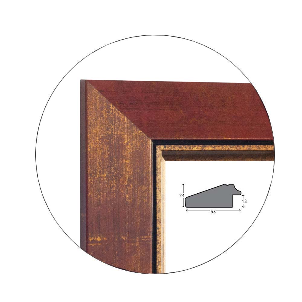 Ramă Fumoso Rosso | 5,8 cm