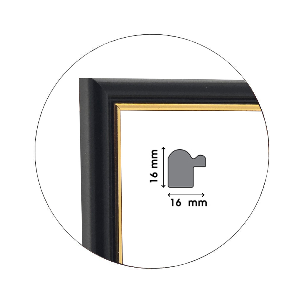Ramă Oro Black | 1,6 cm