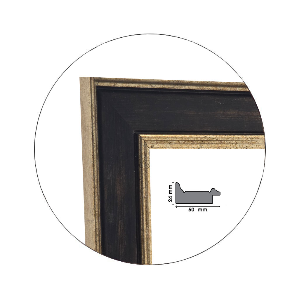 Ramă Sienna Darkbrown | 5,0 cm