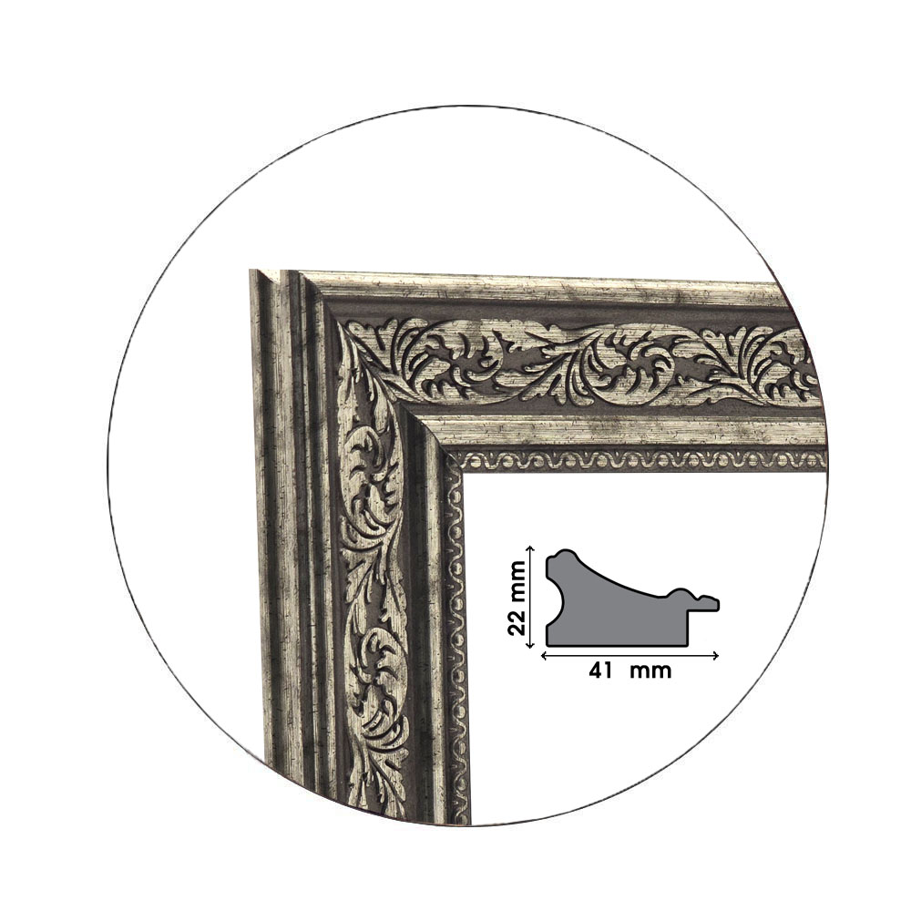 Ramă Sacred Silver | 4,1 cm