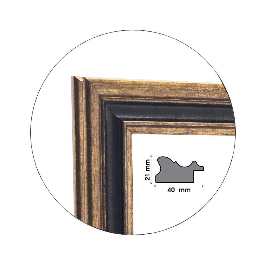 Ramă Copperwood Brown | 4,0 cm