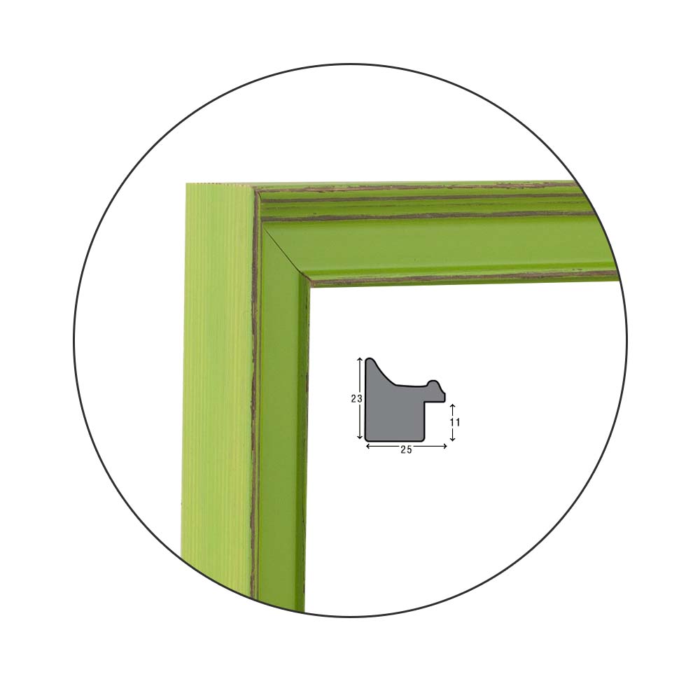 Ramă Verde | 2,5 cm