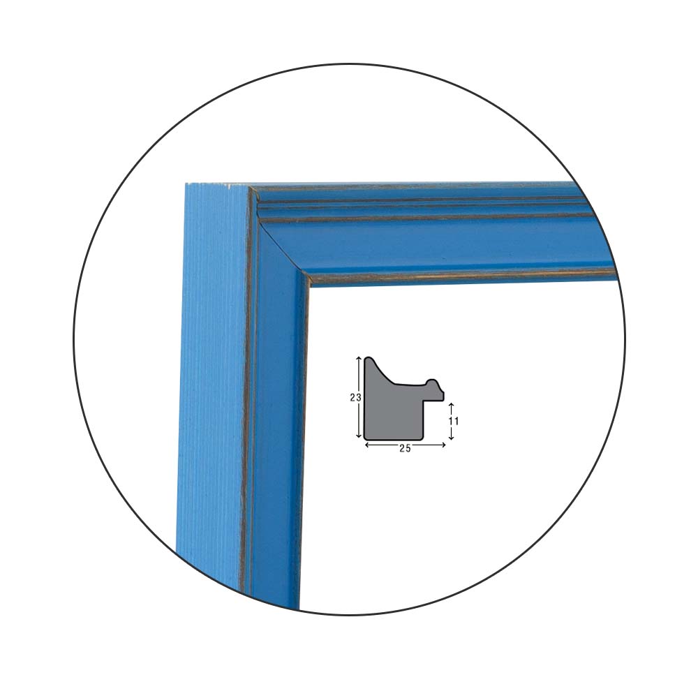 Ramă Blu | 2,5 cm