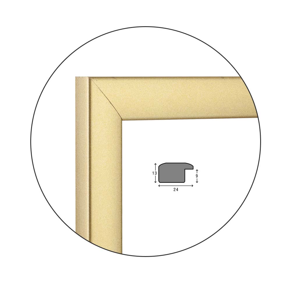 Ramă Brillante Gold | 2,4 cm