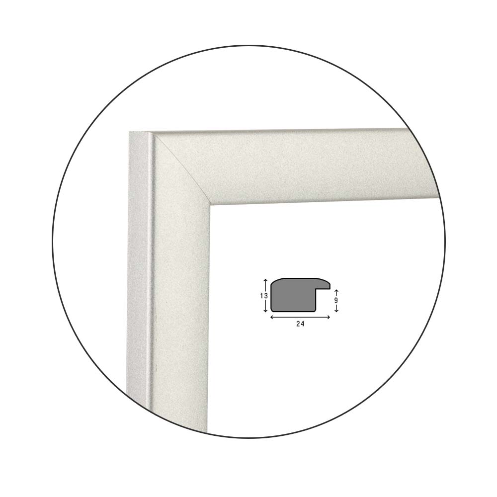 Ramă Brillante Silver | 2,4 cm