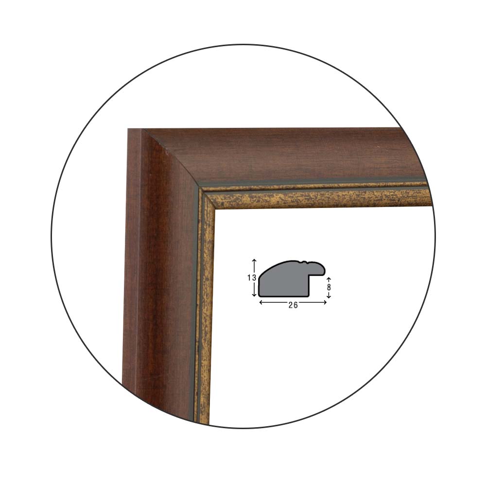 Ramă Castana Light | 2,6 cm