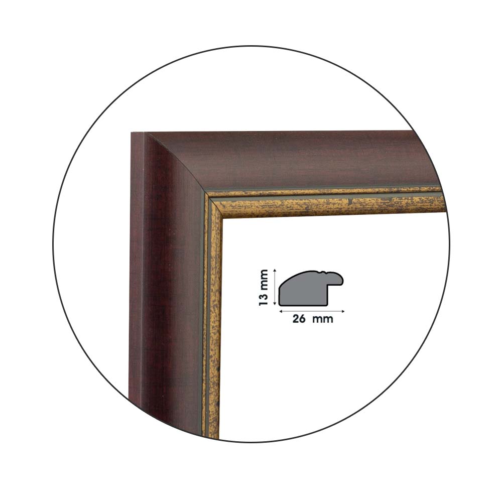 Ramă Castana Dark | 2,6 cm
