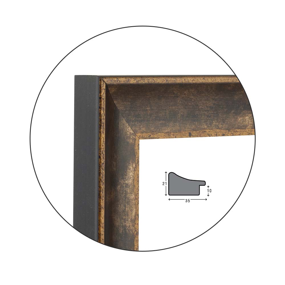 Ramă Dark Brown | 3,5 cm
