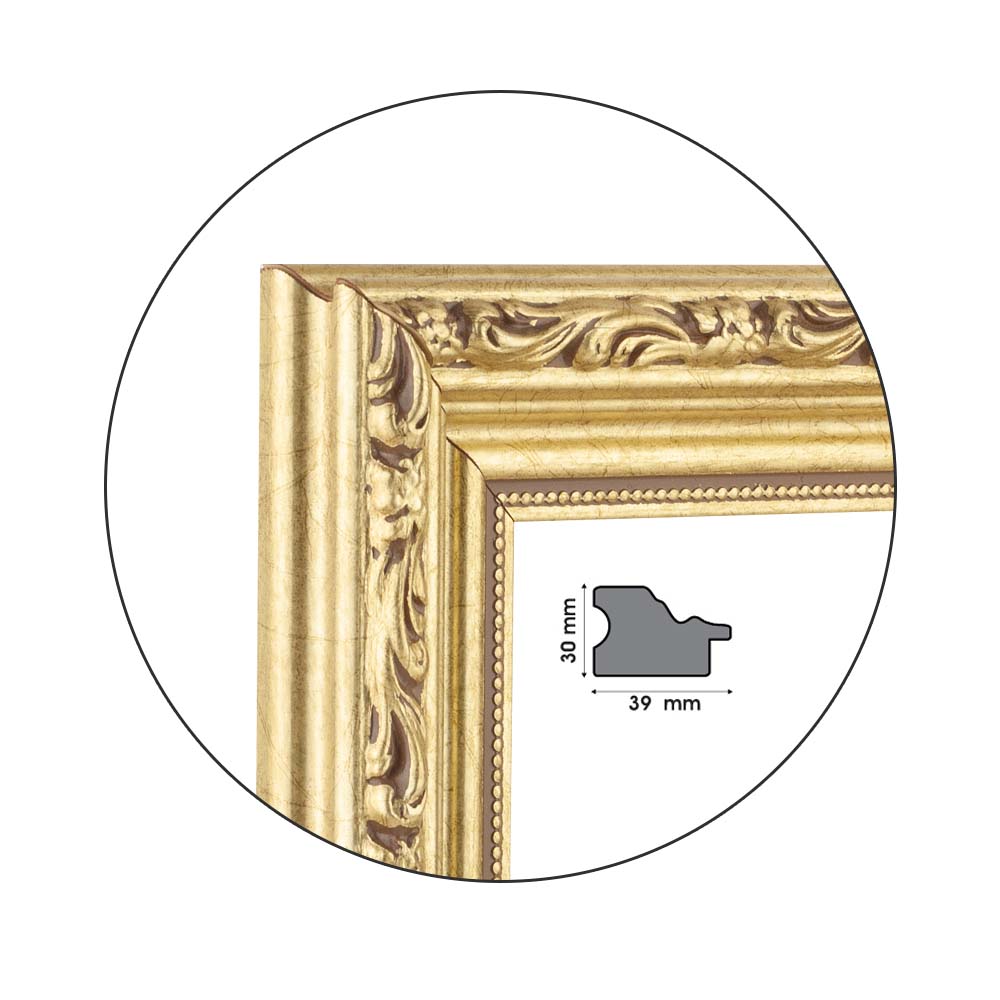 Ramă Barocco Gold | 3,9 cm