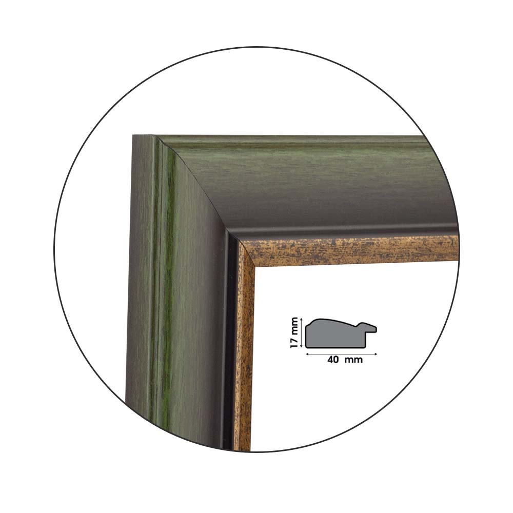 Ramă Verde | 4,0 cm