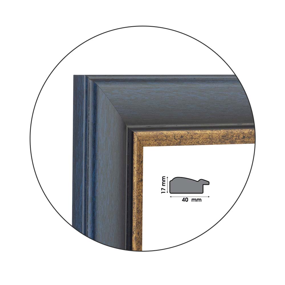 Ramă Blu | 4,0 cm