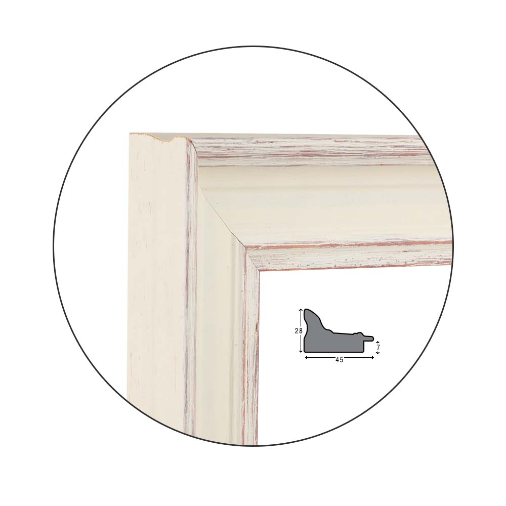 Ramă Rosso Vintage | 4,5 cm