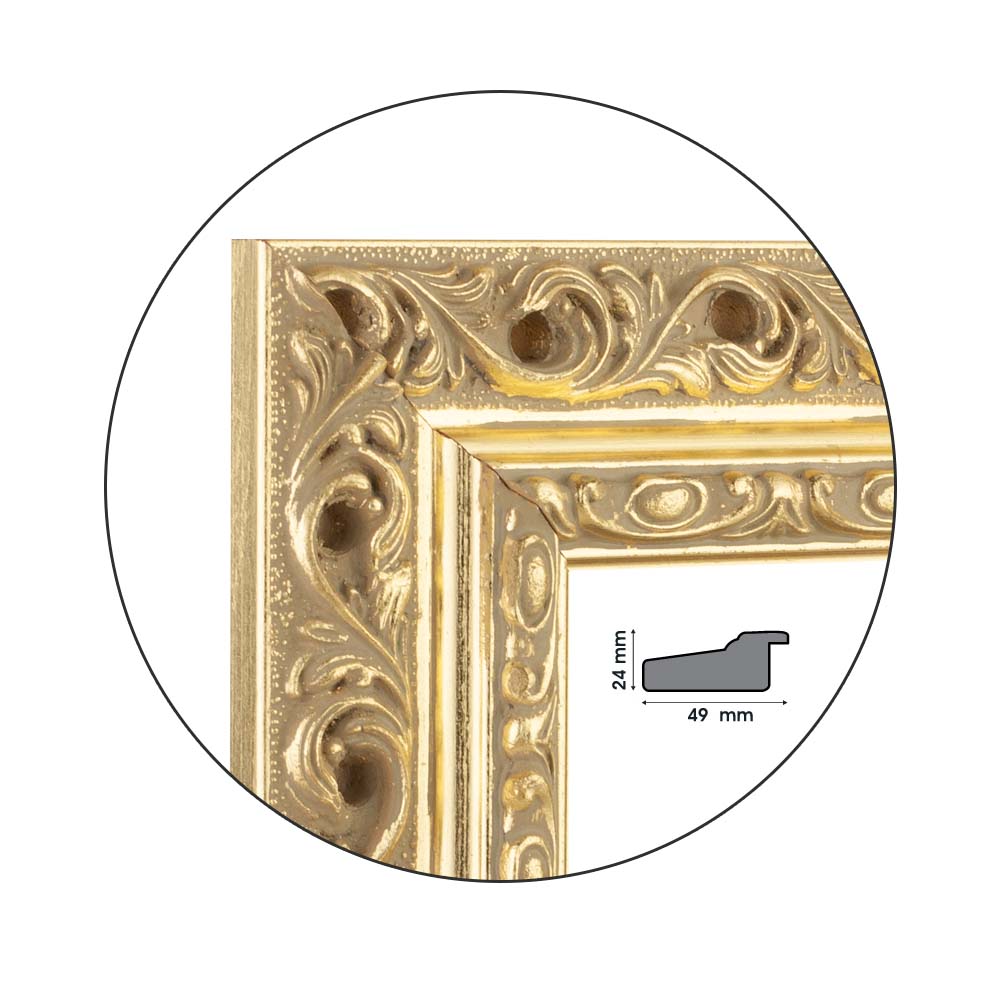 Ramă Barocco Gold | 4,9 cm