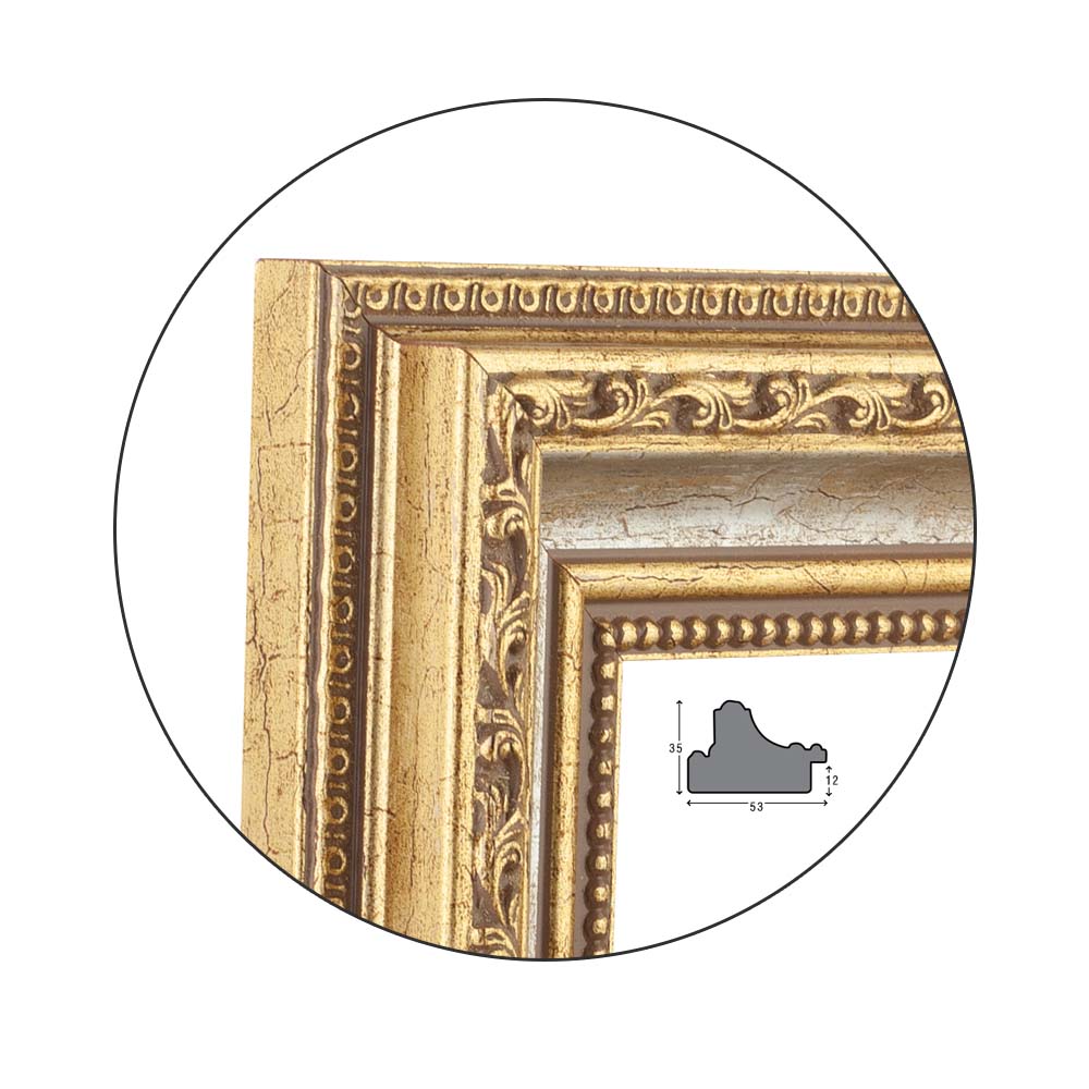 Ramă Barocco Silver | 5,3 cm