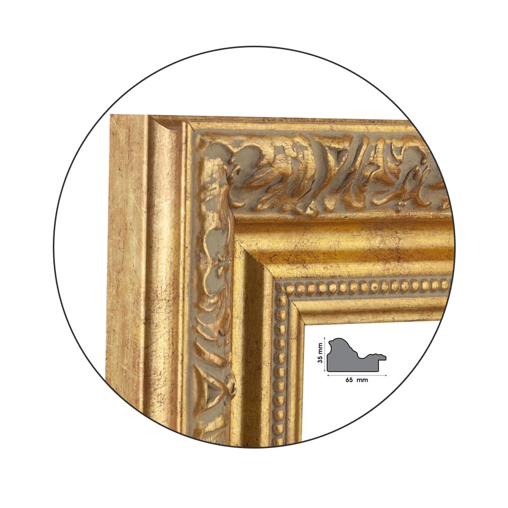 Ramă Barocco Gold | 6,5 cm