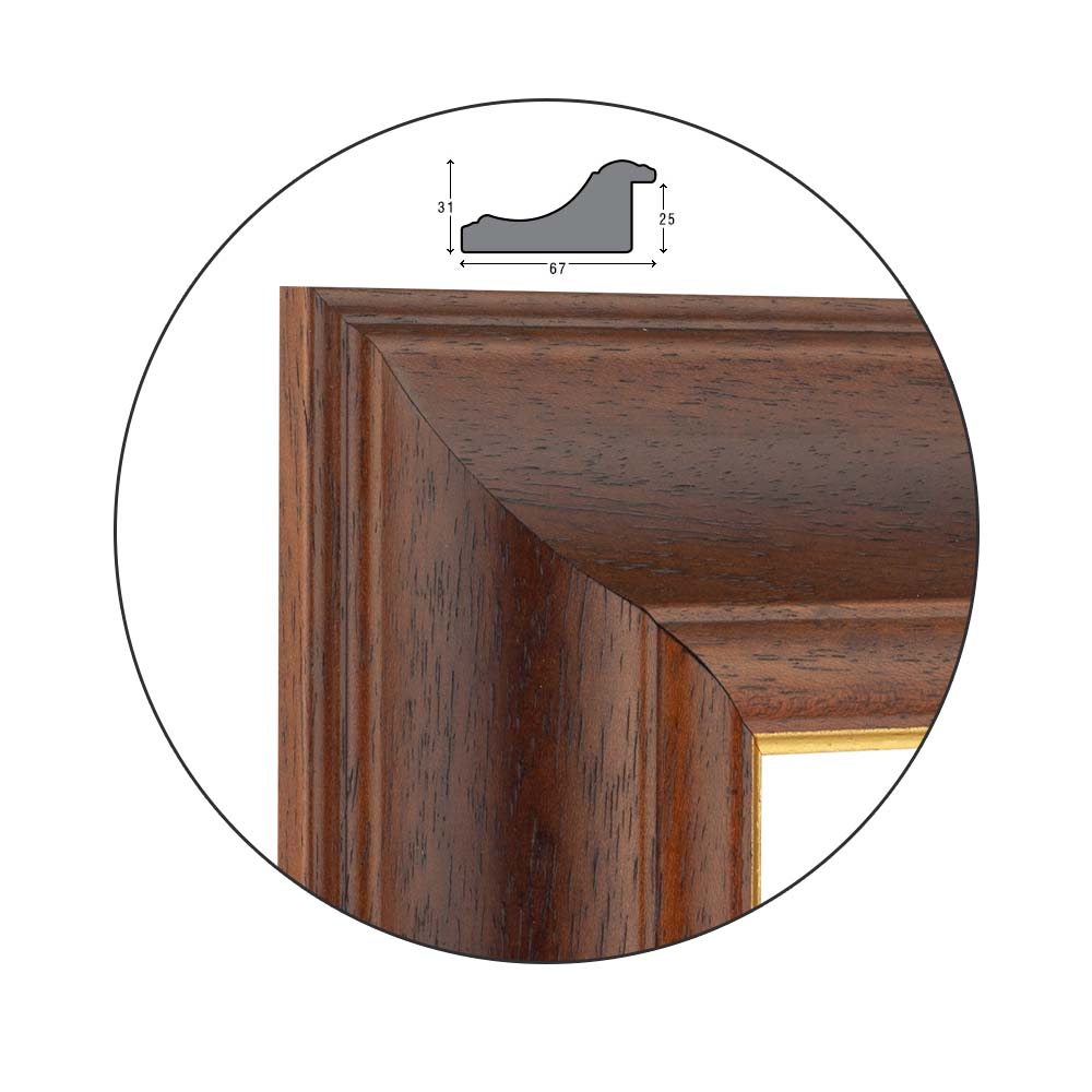 Ramă Light Brown | 6,7 cm