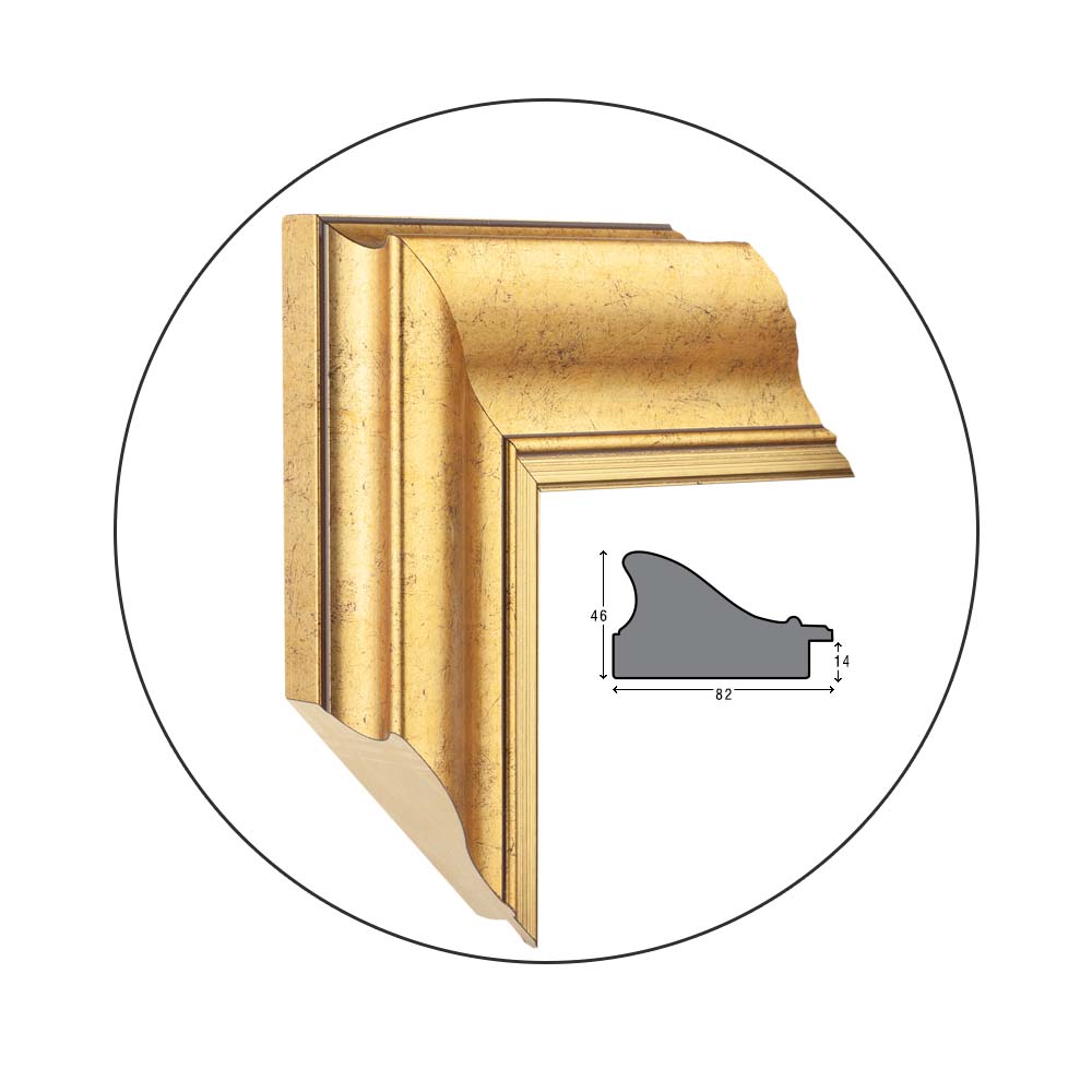 Ramă Elegante Gold | 8,2 cm