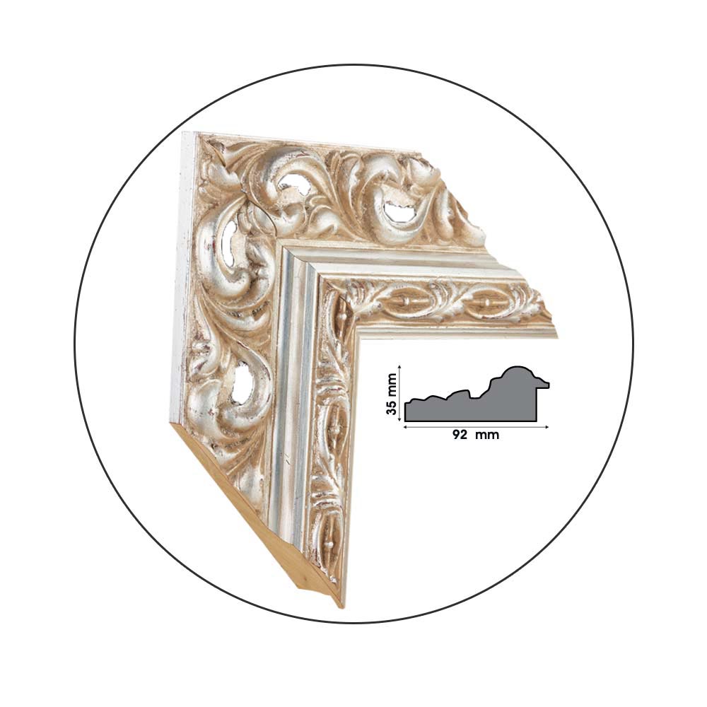 Ramă Silver Caramello | 9,2 cm
