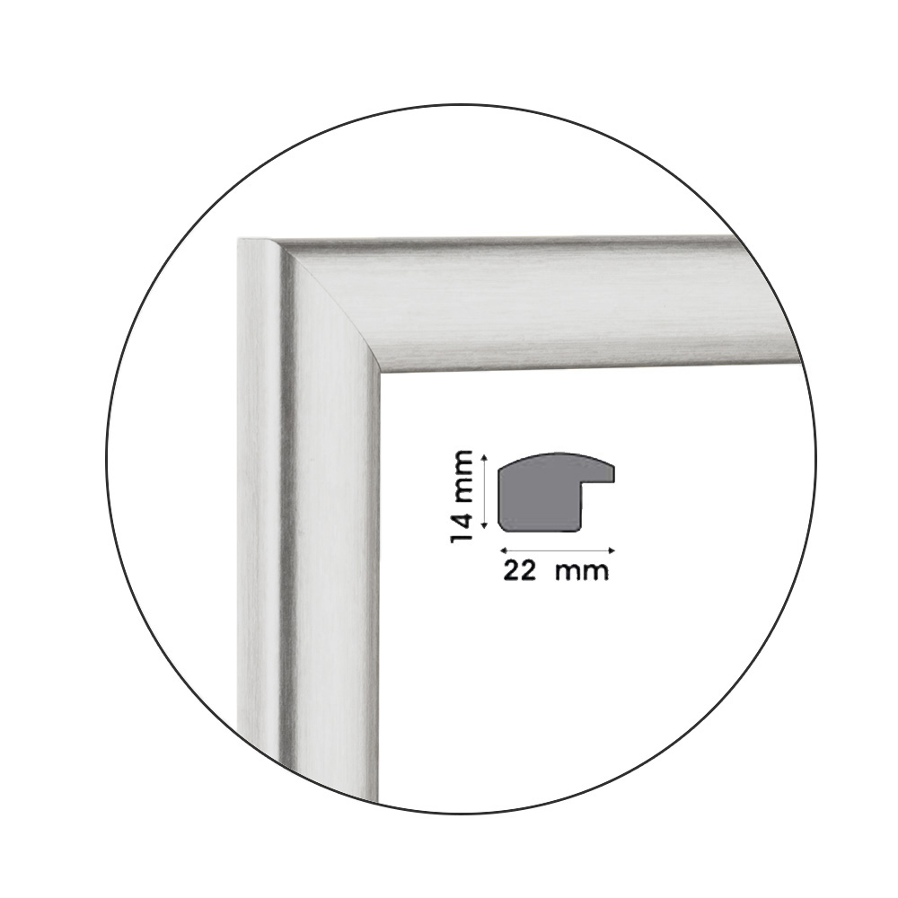 Ramă Plateado | 2,2 cm