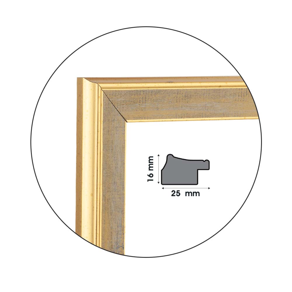 Ramă Oro Grigio | 2,5 cm