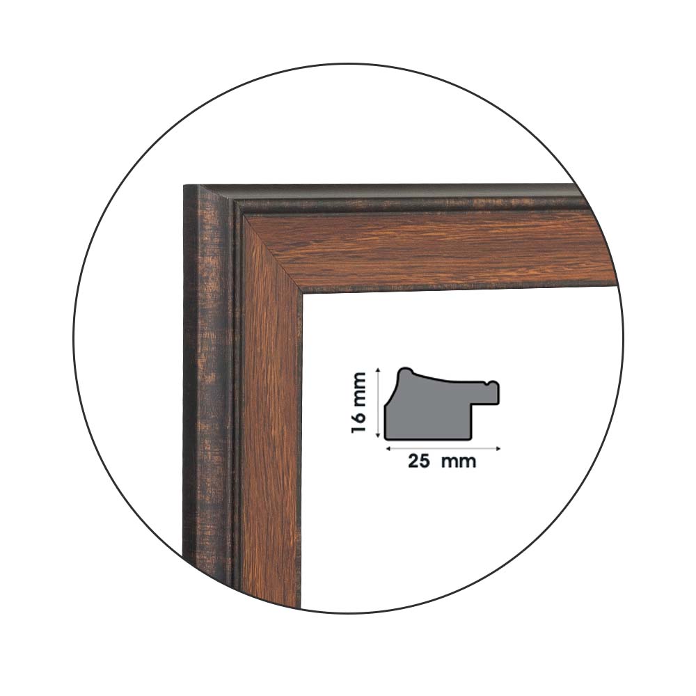 Ramă Light Brunastro | 2,5 cm