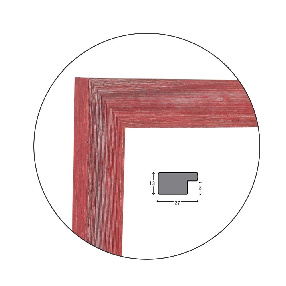 Ramă Rosso White | 2,7 cm