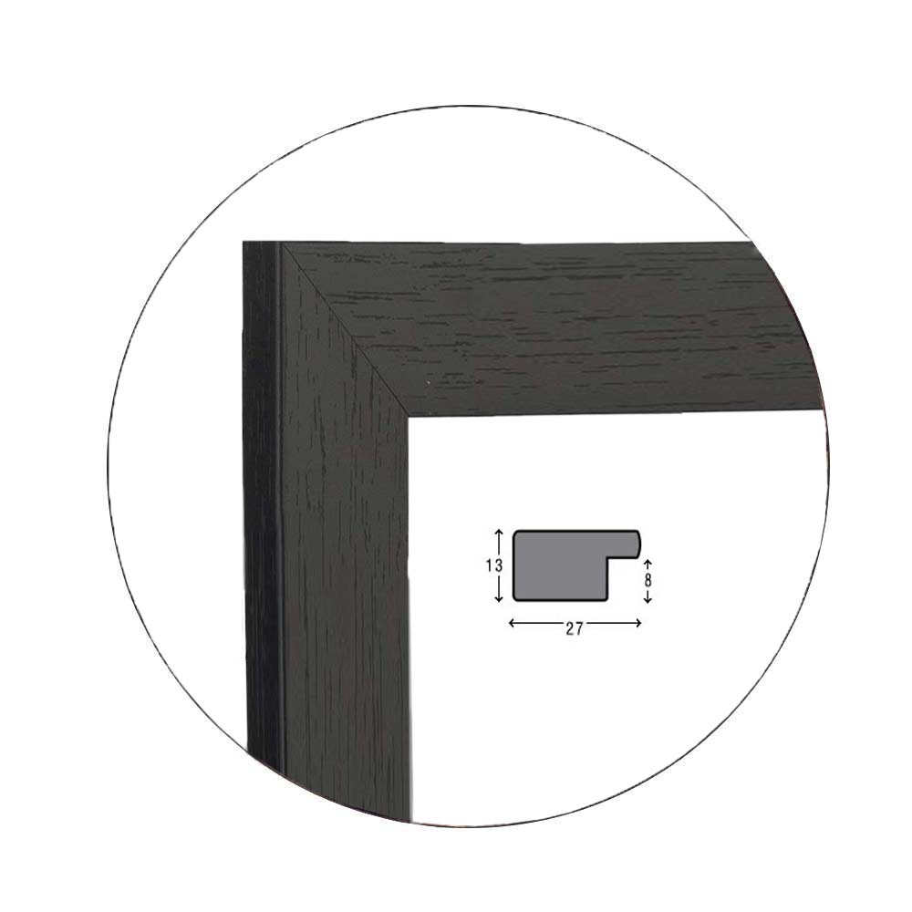 Ramă Nero Flat | 2,7 cm