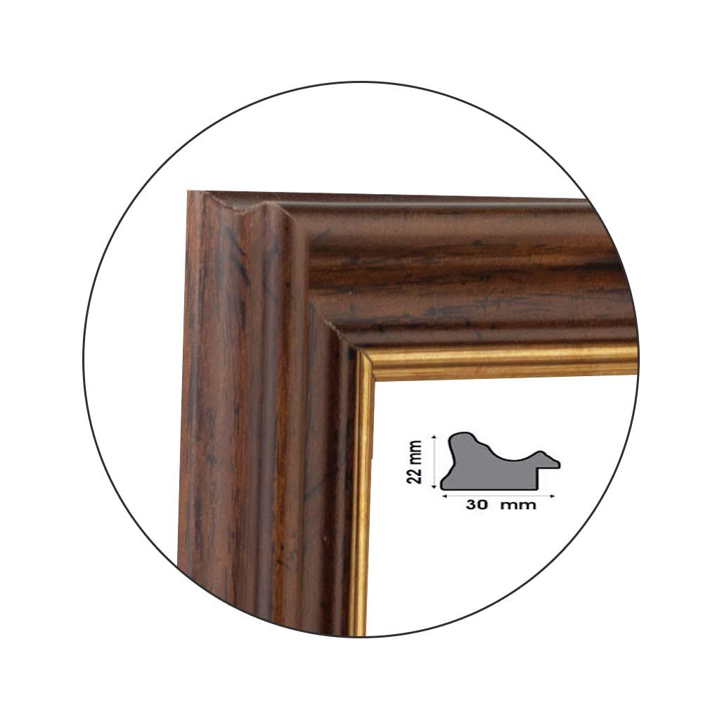 Ramă Ruvido Wood | 3,0 cm