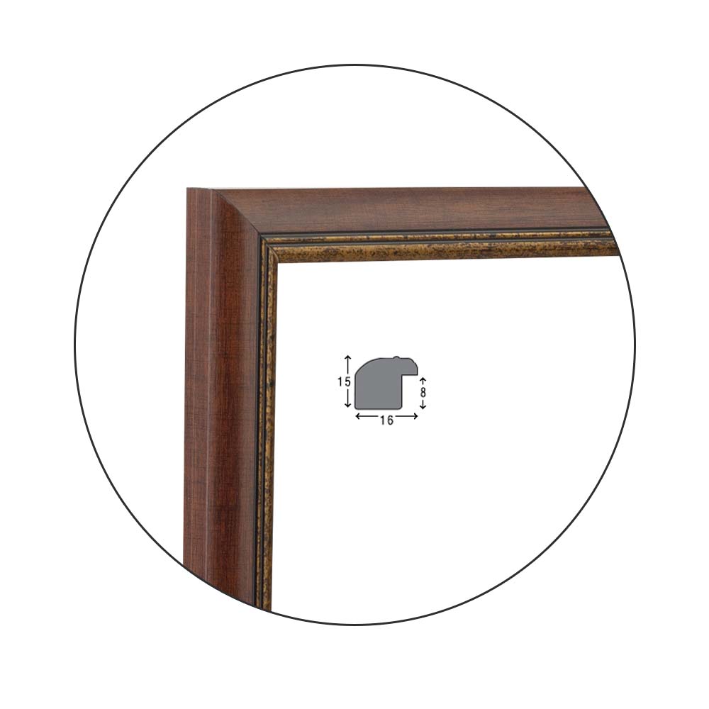 Ramă Hazelbrown | 1,6 cm