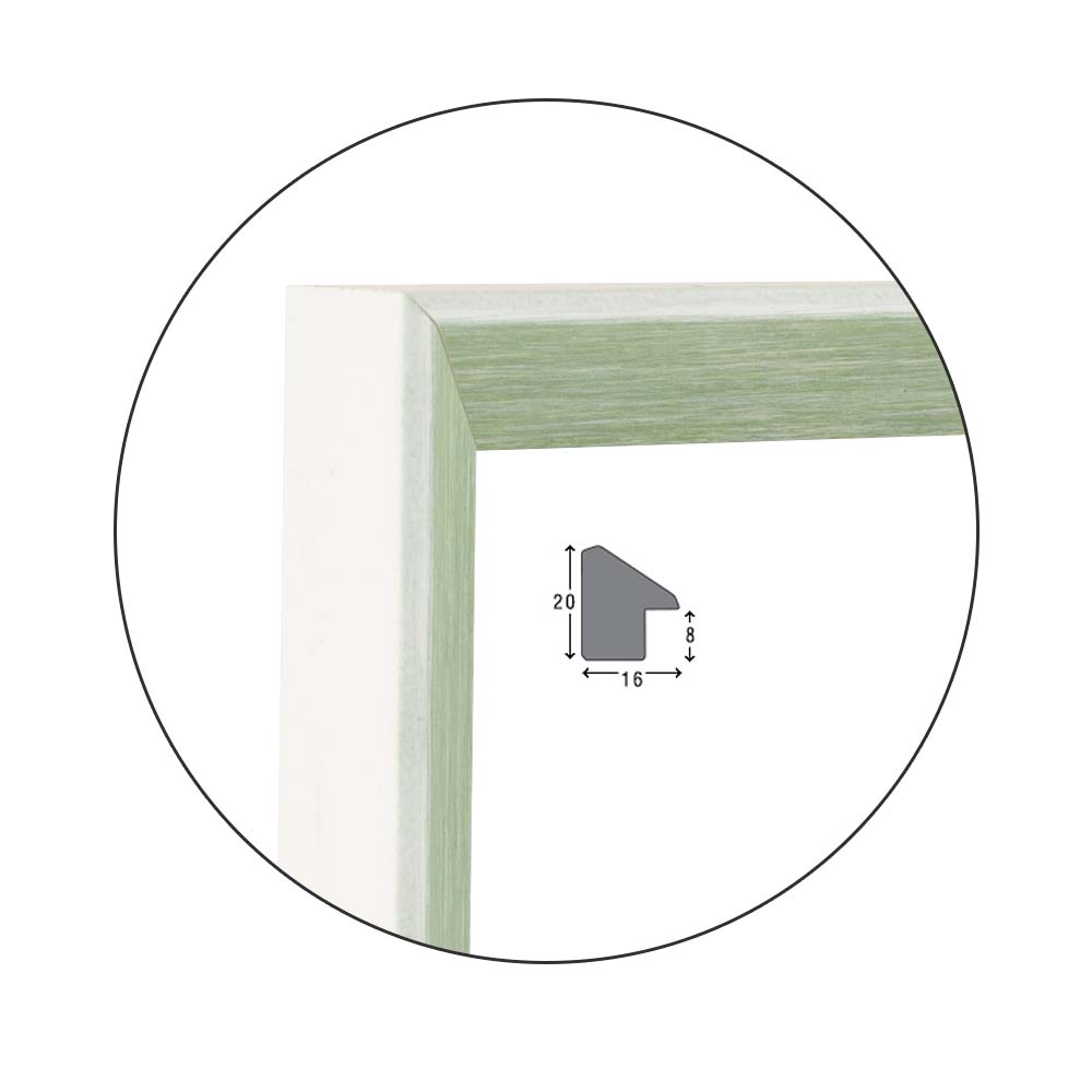 Ramă Verde | 1,6 cm