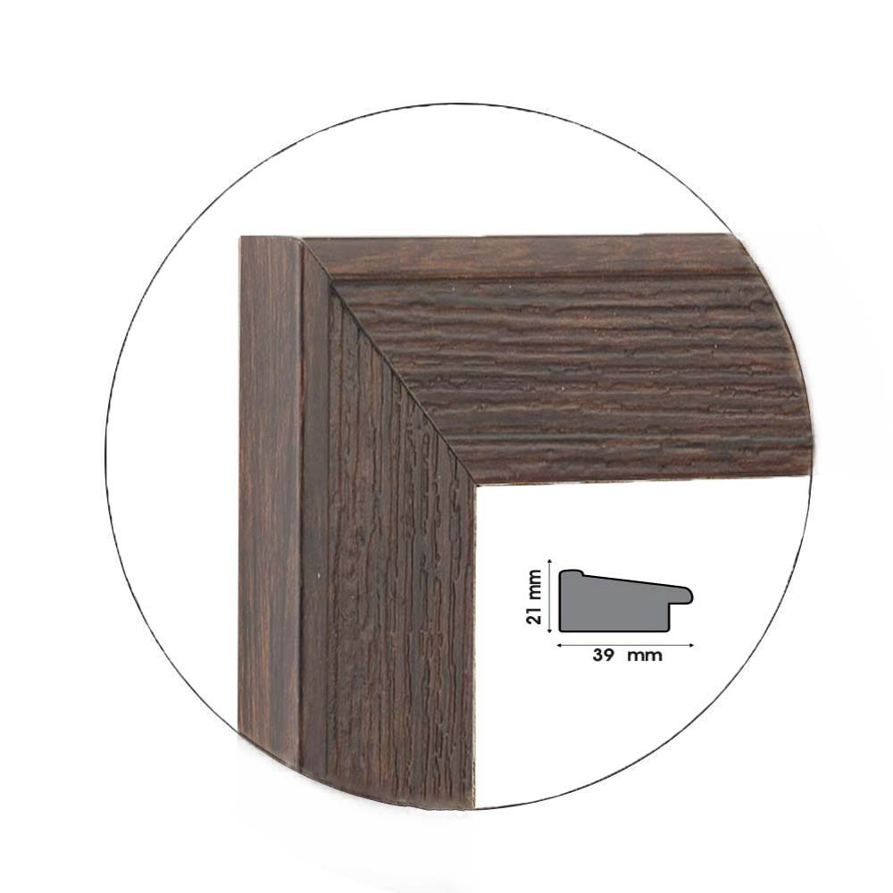 Ramă pentru puzzle „Bumpy” - până la 1500 piese / Maro