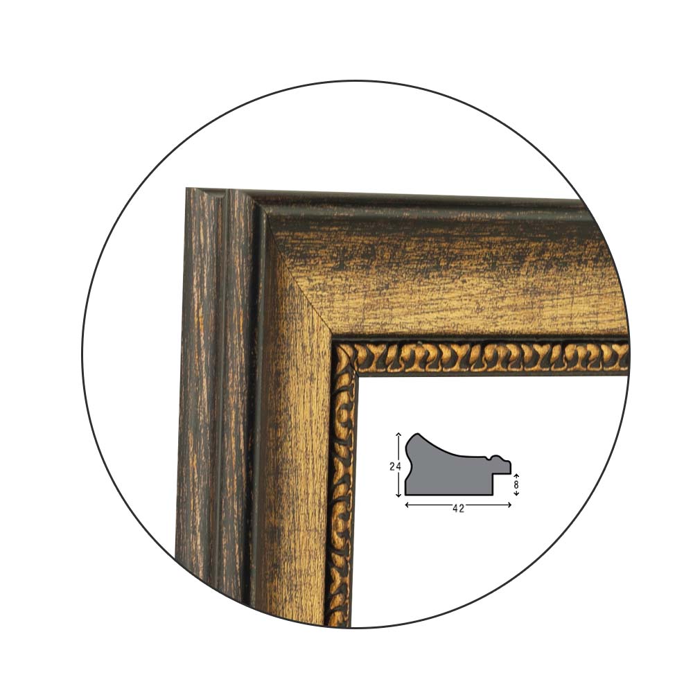 Ramă pentru puzzle „Smoky” - până la 1000 piese / Auriu