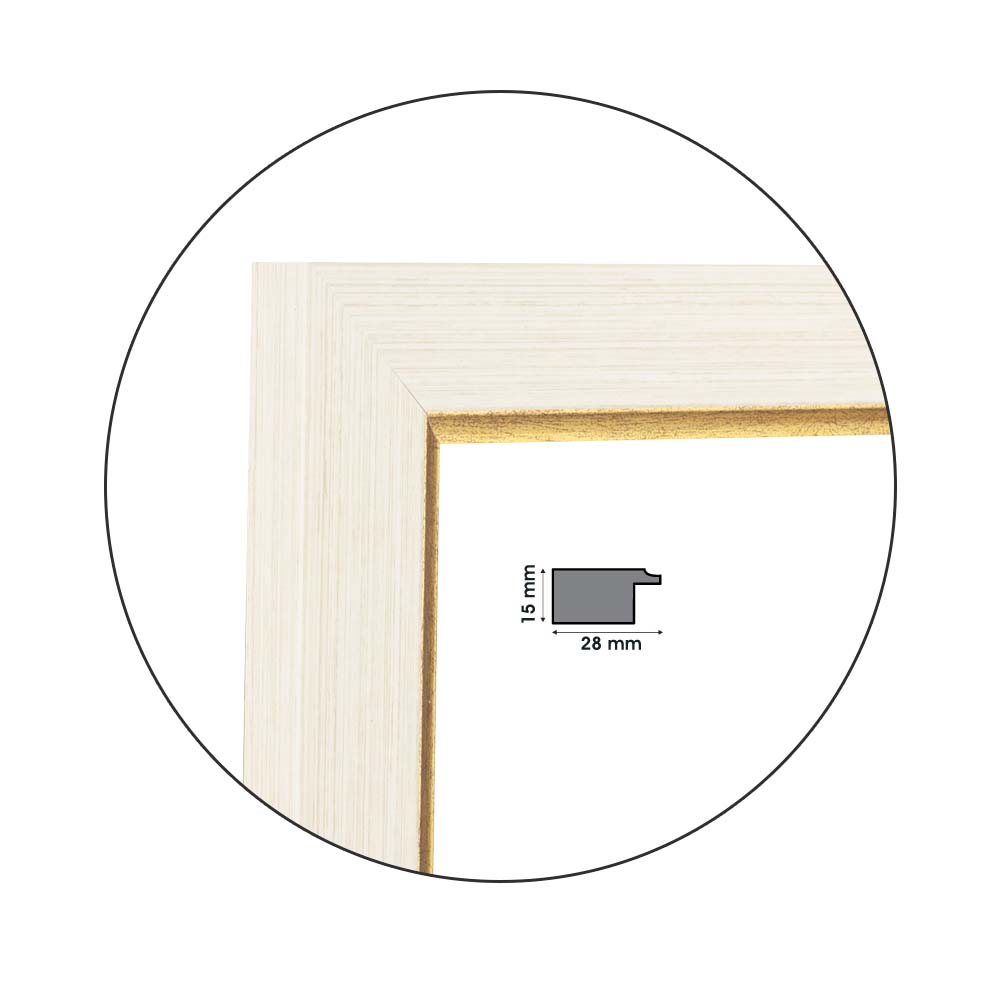 Ramă Bianca Grande Gold | 2,8 cm