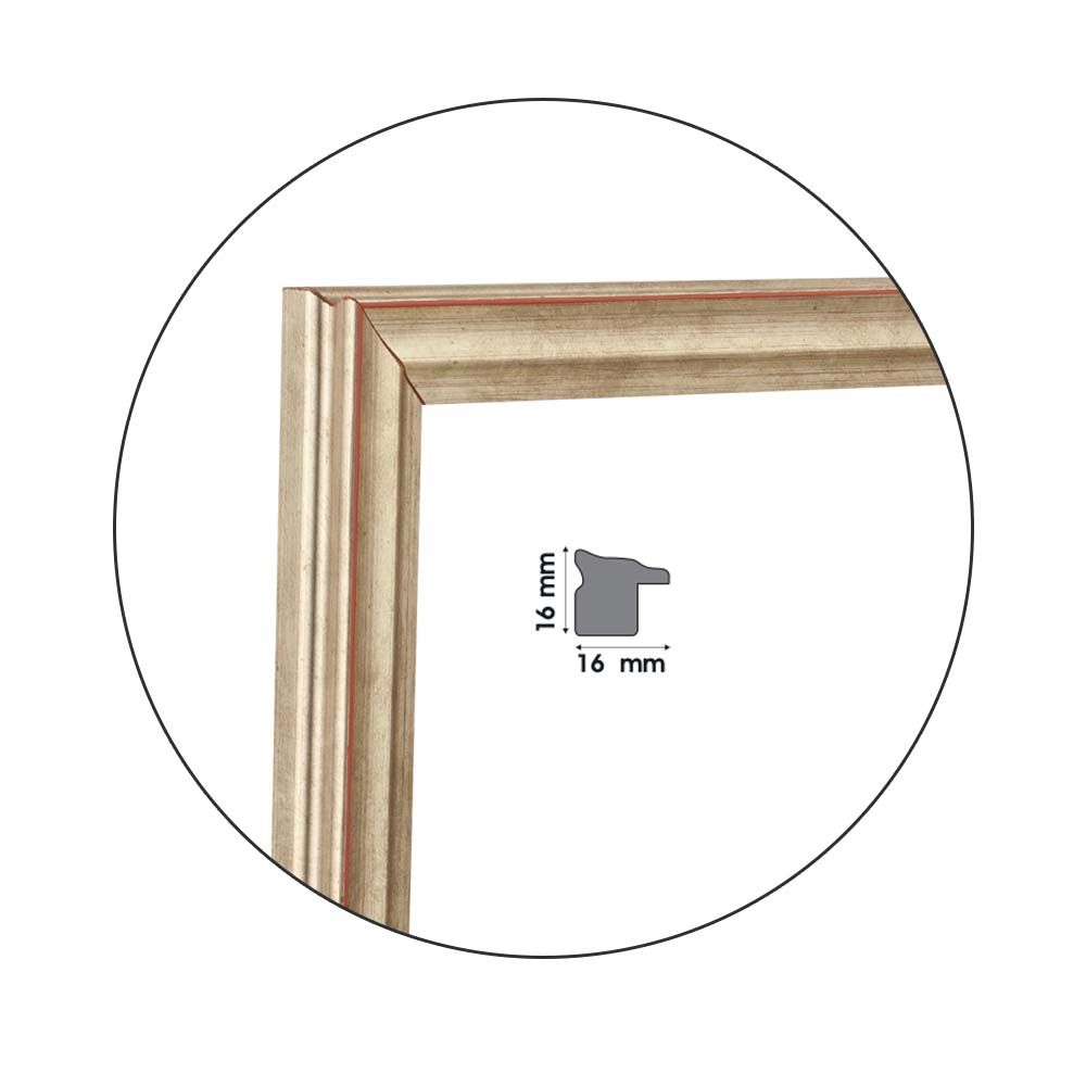 Ramă Plateado | 1,6 cm