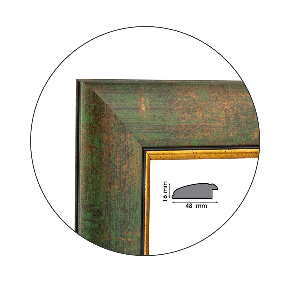 Ramă Green Gold | 4,8 cm