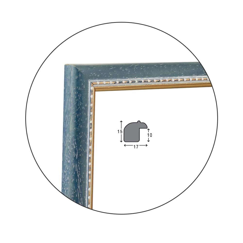 Ramă Blu Gold | 1,7 cm