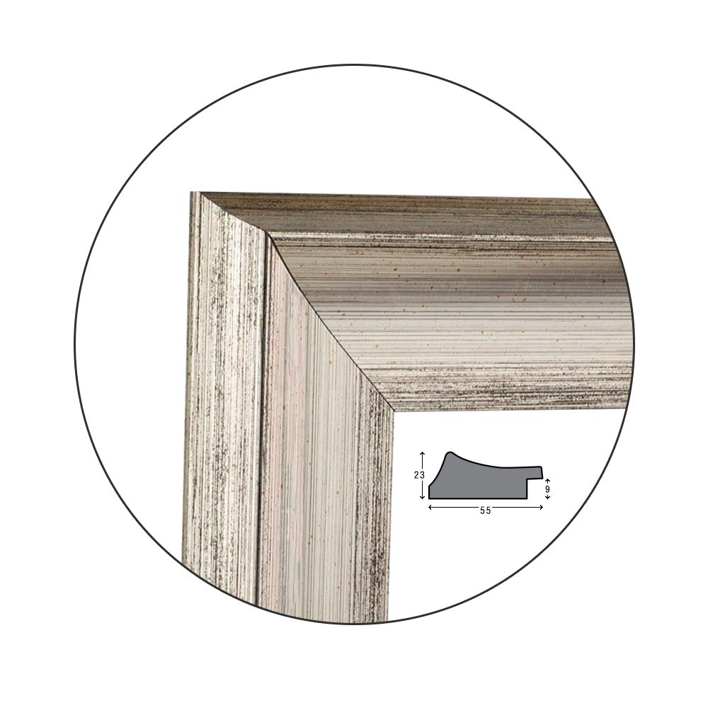 Ramă Argento Lucido | 5,5 cm