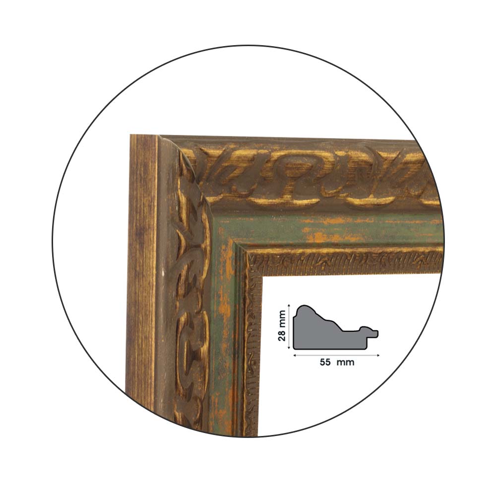 Ramă Oro Verde | 5,5 cm