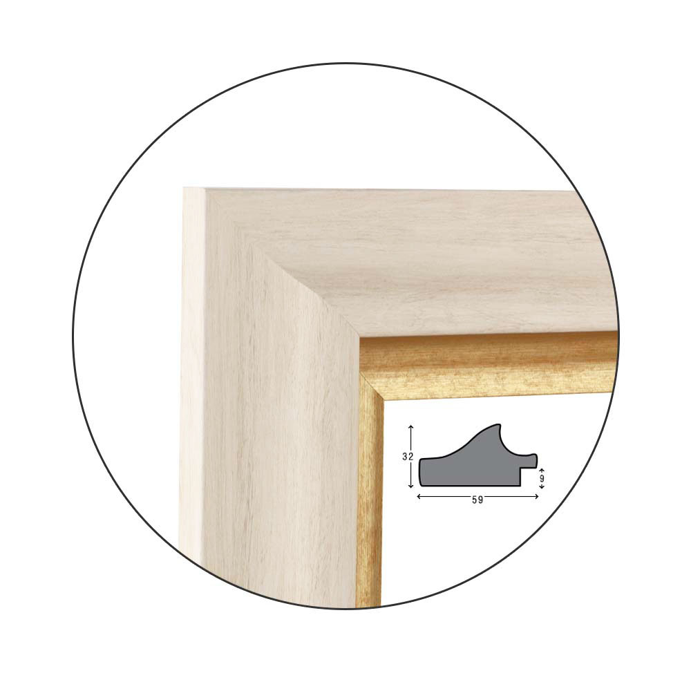 Ramă Bianco Squisito | 5,9 cm